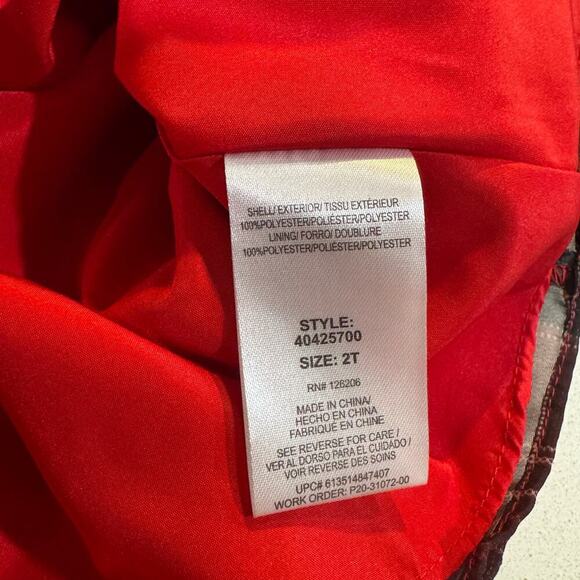 Pippa & Julie Toddler Girl 2T Red Plaid Blouse - Picture 4 of 6